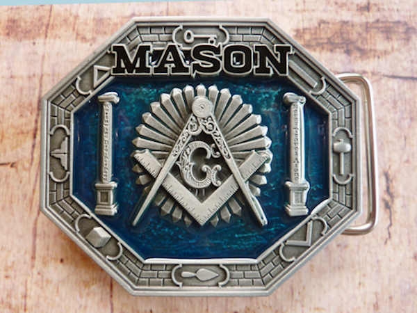 Buckle Gürtelschnalle Freimaurer