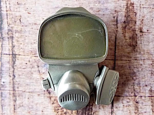 Buckle Gürtelschnalle Gasmaske