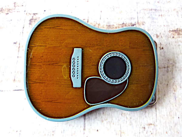 Buckle Gürtelschnalle Akustikgitarre