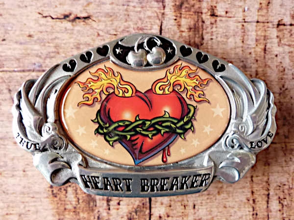 Buckle Gürtelschnalle Heart Breaker