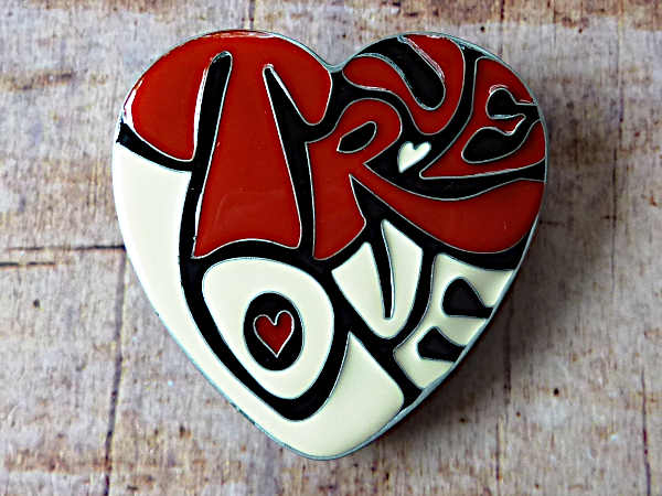 Buckle Gürtelschnalle Herz True Love