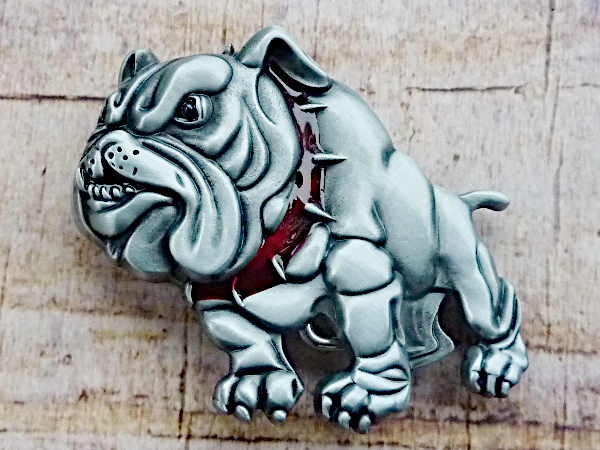 Buckle Gürtelschnalle Bulldogge