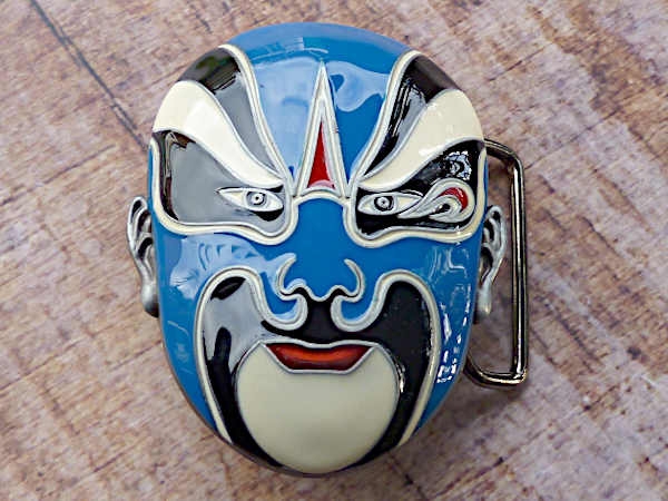 Buckle Gürtelschnalle Peking Opera Face