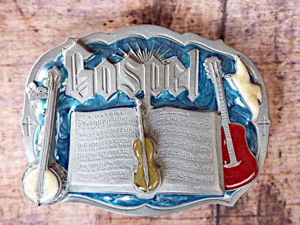 Buckle Gürtelschnalle Gospel