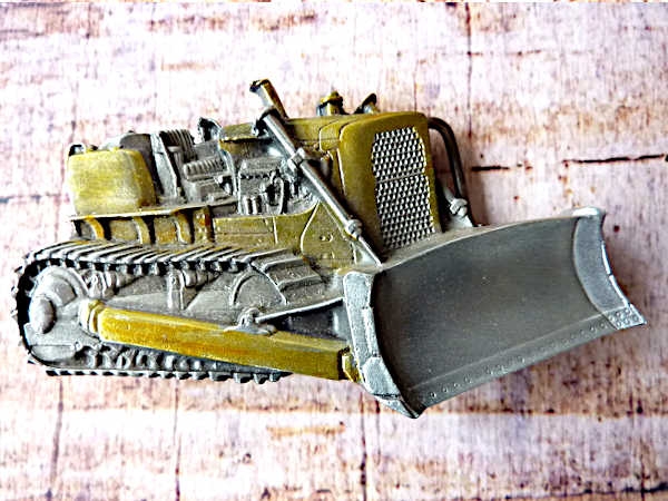 Buckle Gürtelschnalle Raupenbagger