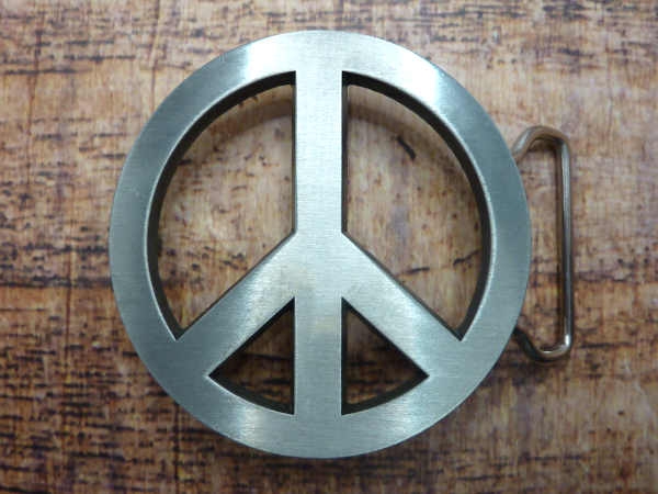Buckle Gürtelschnalle Peace