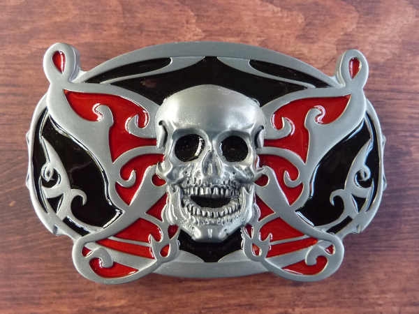 Buckle Gürtelschnalle Totenkopf