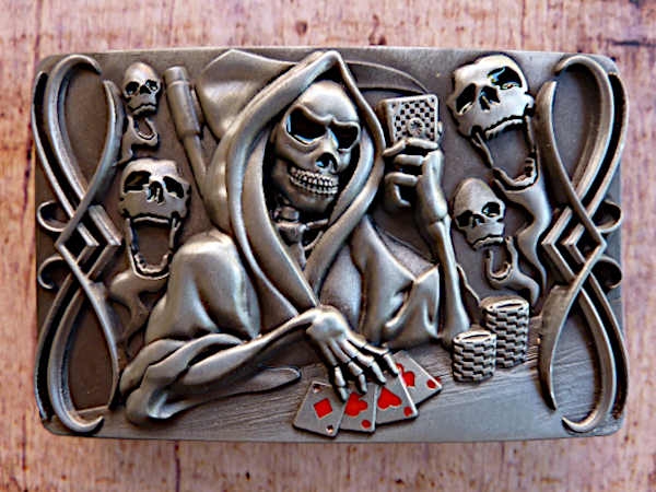 Buckle Gürtelschnalle Totenkopf