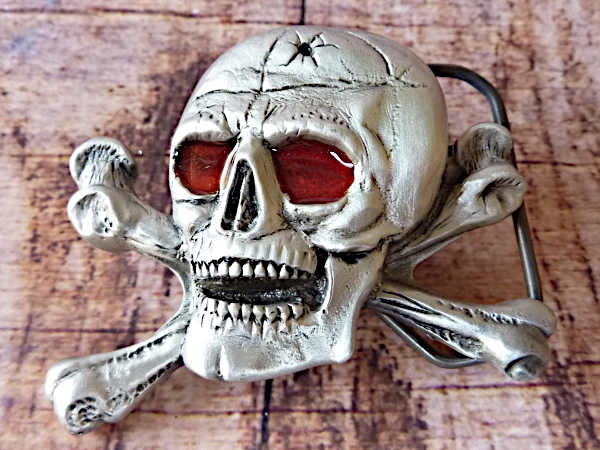 Buckle Gürtelschnalle Totenkopf