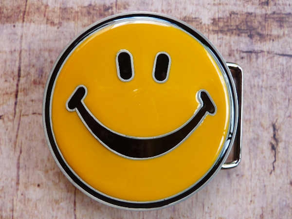 Buckle Gürtelschnalle Smilie