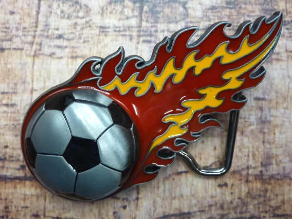Buckle Gürtelschnalle Fussball