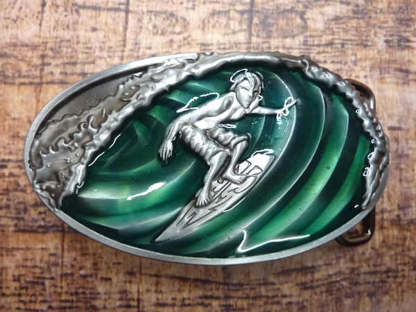 Buckle Gürtelschnalle Surfer