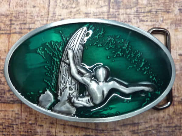 Buckle Gürtelschnalle Surfer