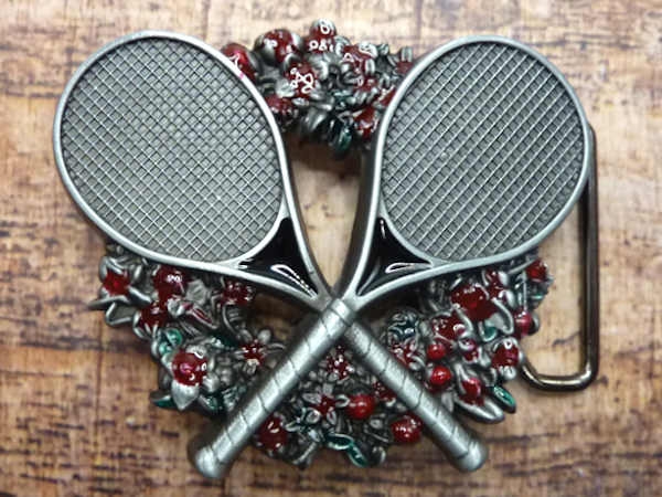 Buckle Gürtelschnalle Tennis