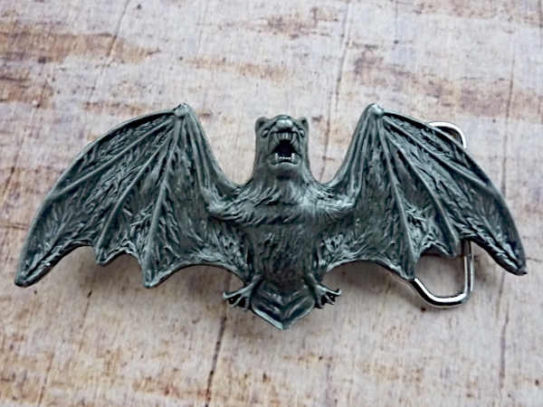 Buckle Gürtelschnalle Fledermaus