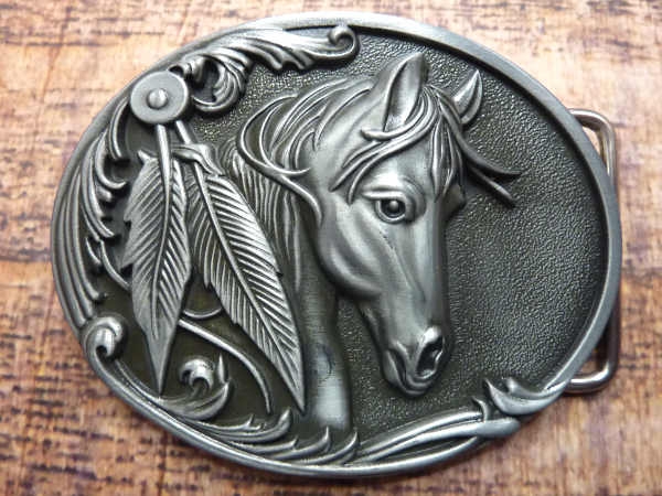Buckle Gürtelschnalle Pferd