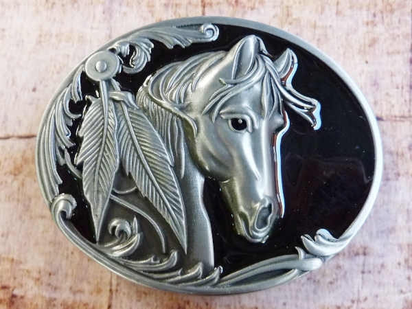 Buckle Gürtelschnalle Pferd
