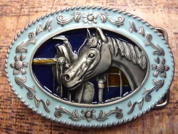 Buckle Gürtelschnalle Pferd