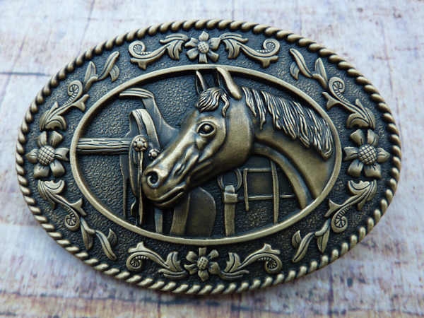 Buckle Gürtelschnalle Pferd