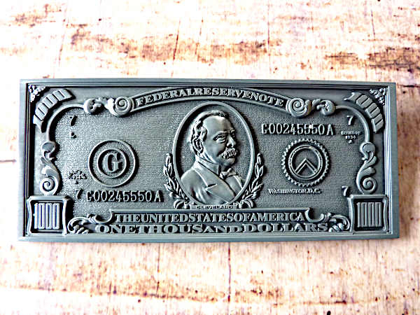 Buckle Gürtelschnalle 1000 Dollar