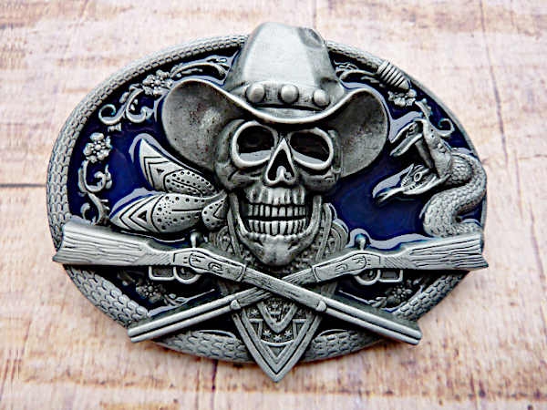 Buckle Gürtelschnalle Totenkopf