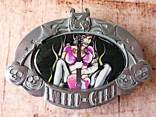 Buckle Gürtelschnalle Wild Girl