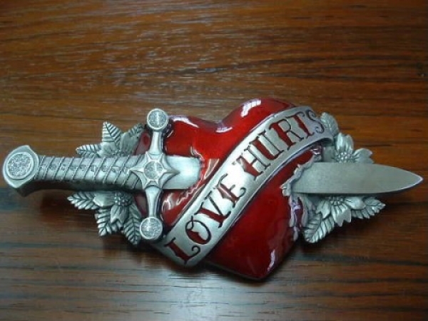 Buckle Gürtelschnalle Herz