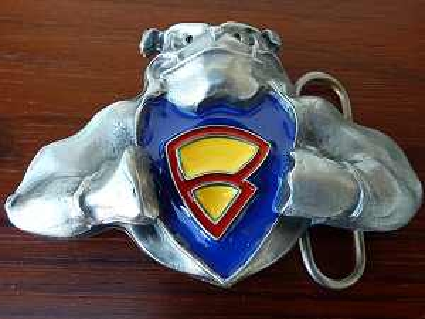 Buckle Gürtelschnalle Bulldogge