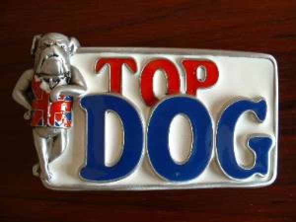 Buckle Gürtelschnalle Top Dog