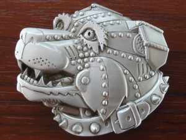 Buckle Gürtelschnalle Cyberhund