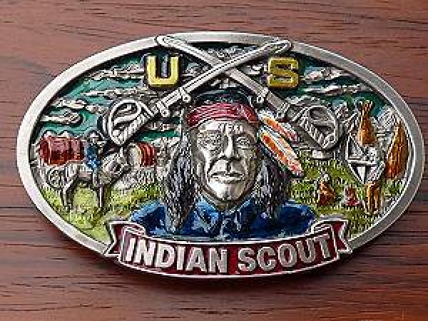 Buckle Gürtelschnalle Indian Scout