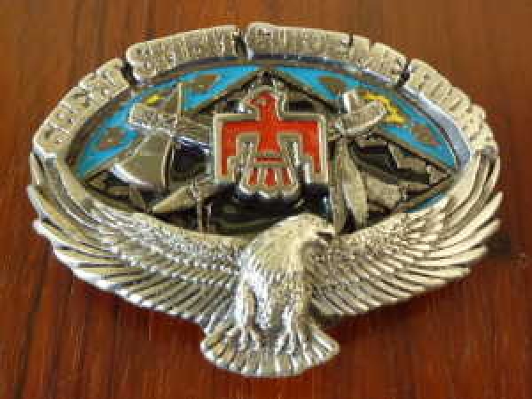 Buckle Gürtelschnalle Indianer