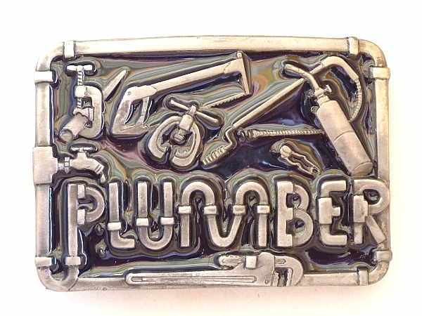 Buckle Gürtelschnalle Gürtelschliesse  Klempner