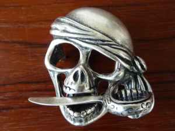 Buckle Gürtelschnalle Totenkopf