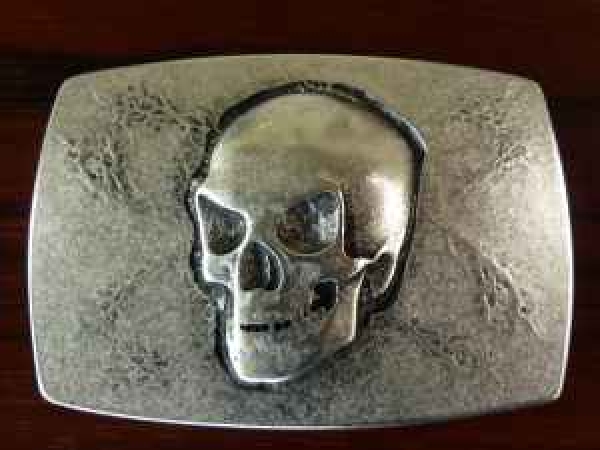 Buckle Gürtelschnalle Totenkopf
