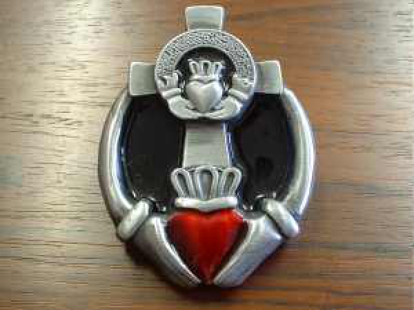 Buckle Gürtelschnalle Claddagh-Ring