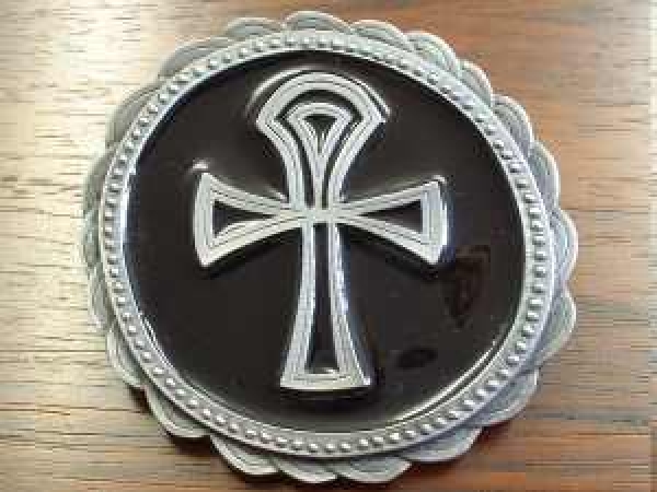 Buckle Gürtelschnalle Amon Anch Cross