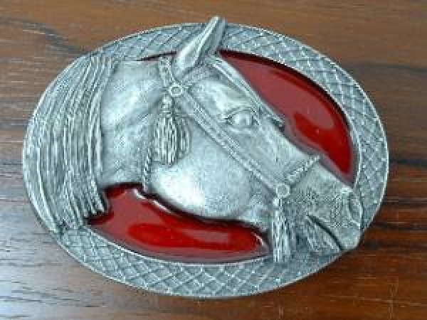 Buckle Gürtelschnalle Pferd