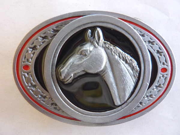 Buckle Gürtelschnalle Pferd
