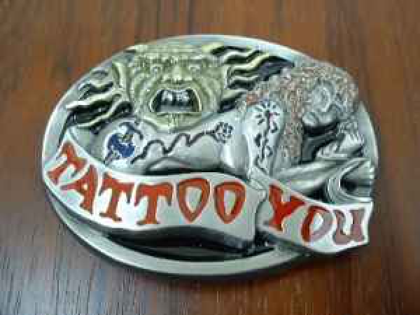 Buckle Gürtelschnalle Tatoo youTatoo you