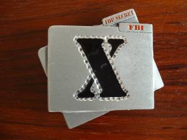 Buckle Gürtelschnalle Akte X