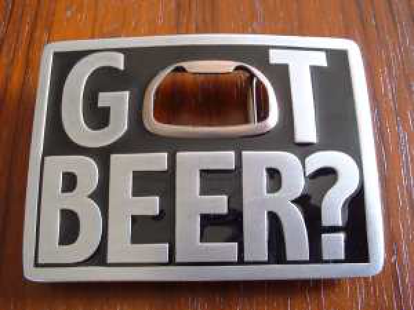 Buckle Gürtelschnalle " Got Beer"