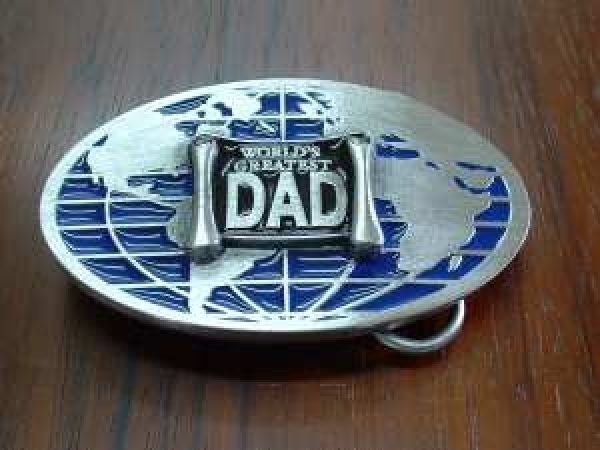 Buckle Gürtelschnalle "World`s greatest Dad"