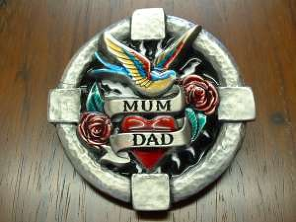 Buckle Gürtelschnalle Mum Dad
