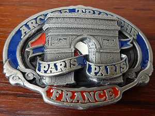 Buckle Gürtelschnalle Paris ARC DE TRIUMPHE