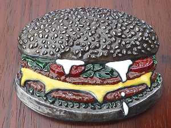 Buckle Gürtelschnalle Hamburger