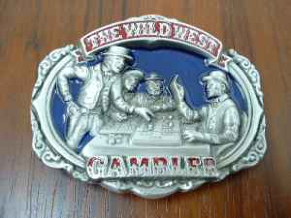 Buckle Gürtelschnalle Gambler