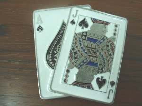 Buckle Gürtelschnalle Spielkarten