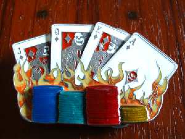 Buckle Gürtelschnalle Spielkarten