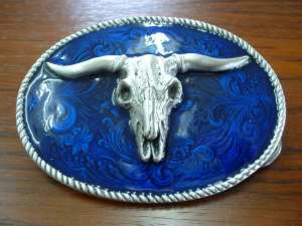 Buckle Stierschädel